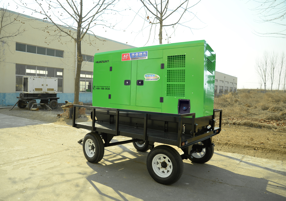 50kw玉柴發(fā)電機(jī)組（移動拖車+靜音箱）